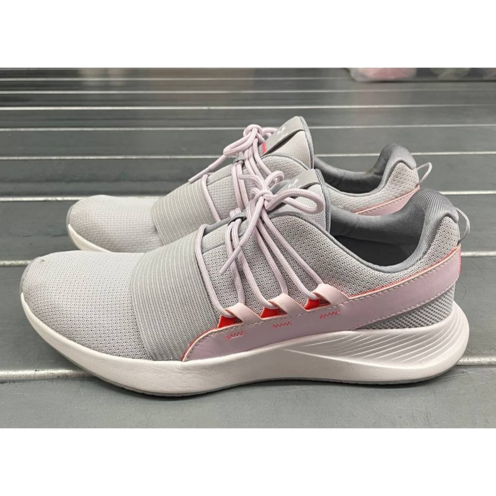 Under Armour Charged Breathe Sneakers Womens‎ 12 Grey Running Shoes